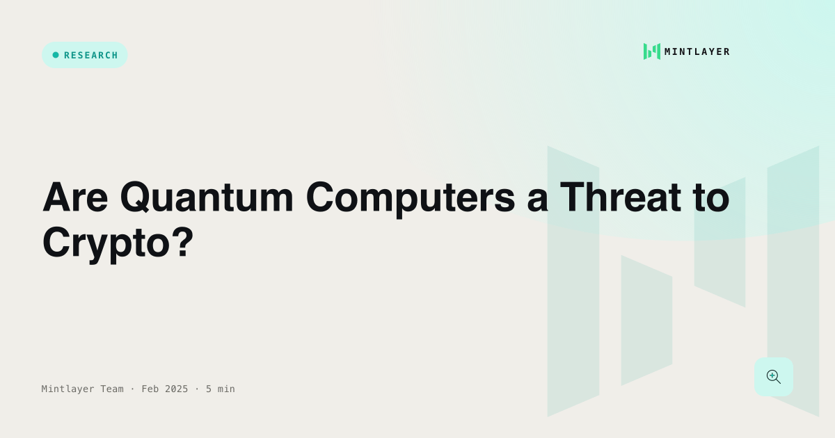 Are Quantum Computers a Threat to Crypto?