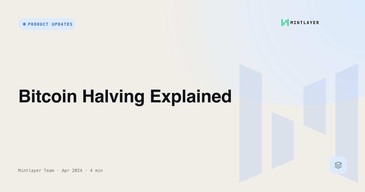 Bitcoin Halving Explained