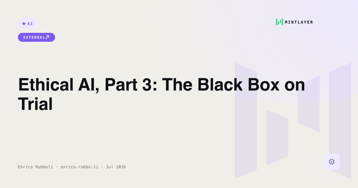 Ethical AI, Part 3: The Black Box on Trial