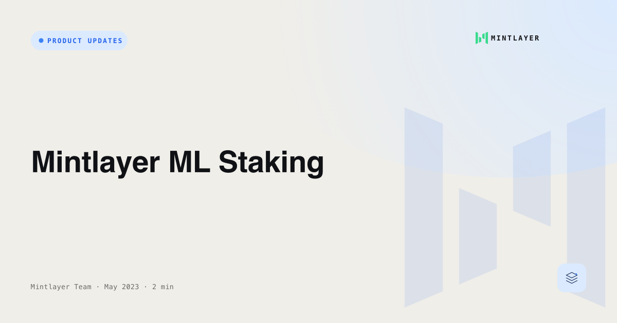 Mintlayer ML Staking