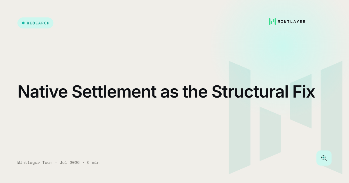 Native Settlement as the Structural Fix